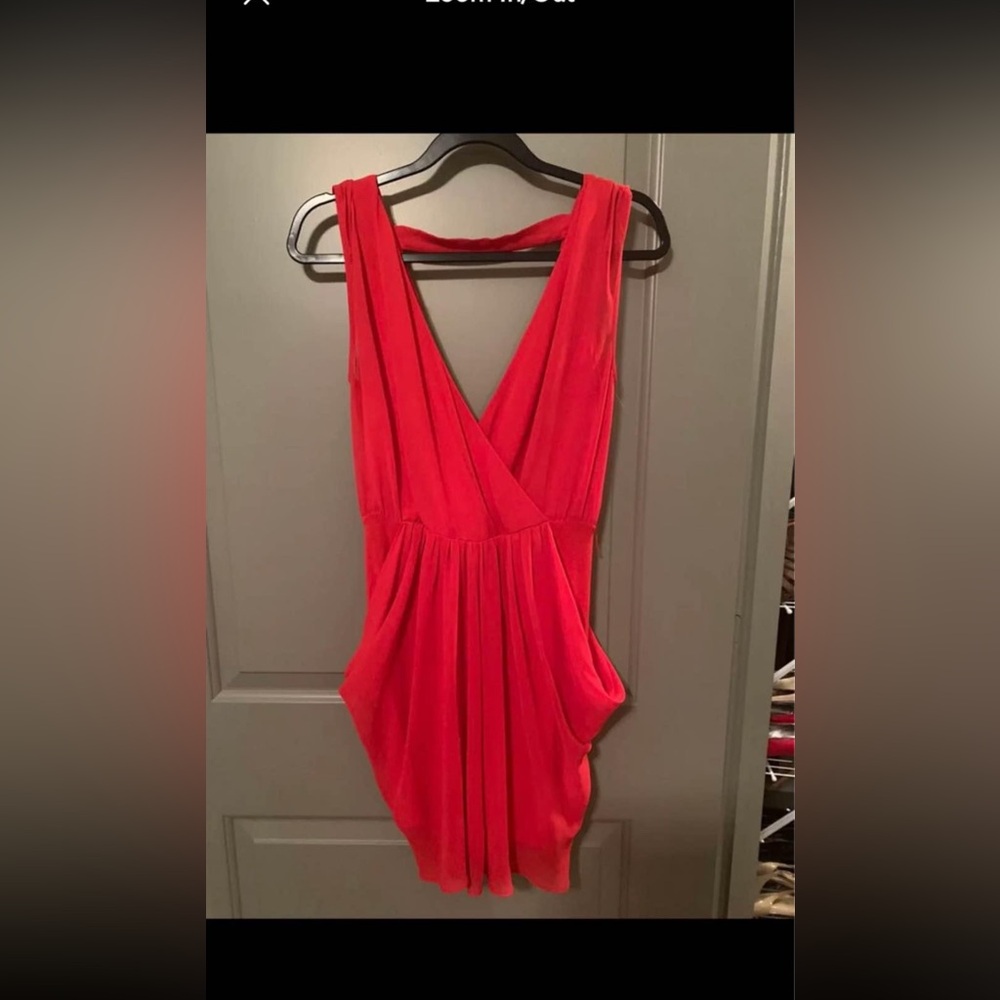 Red Bebe dress